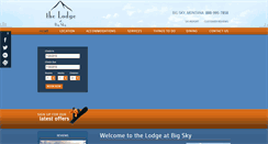 Desktop Screenshot of lodgeatbigsky.com